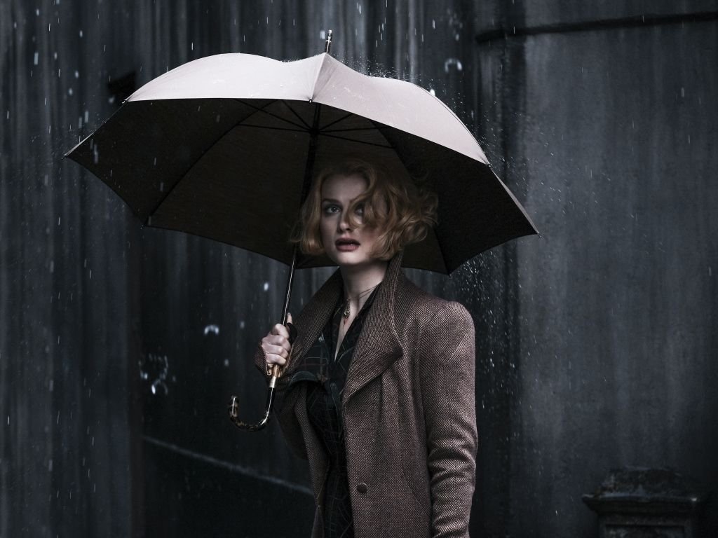 1024x768 Wallpaper alison sudol, queenie