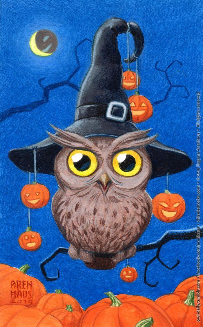 cute halloween owl wallpaper