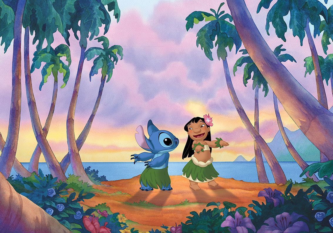 1134x794 Lilo & Stitch Disney Woven Self