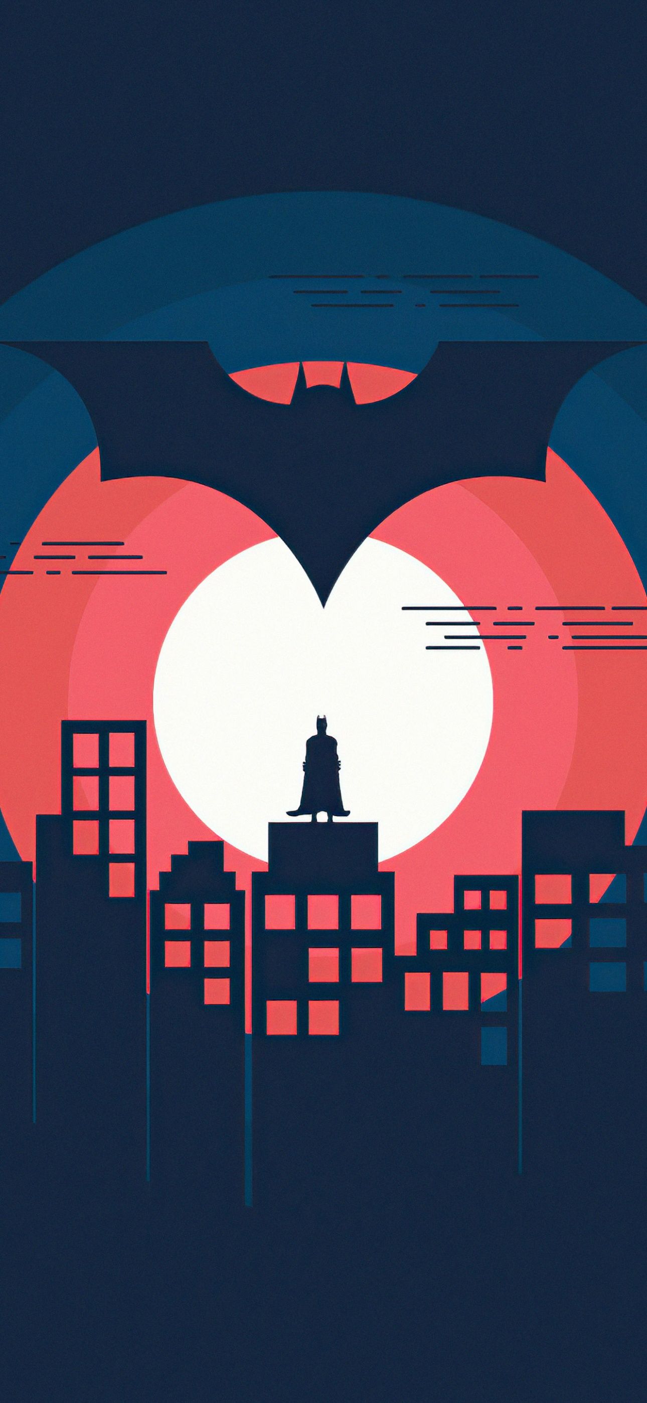 1290x2796 Batman Wallpaper 4K, Dark, Illustration