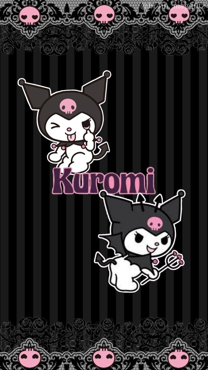 720x1278 Cute Gothic Kuromi Wallpaper