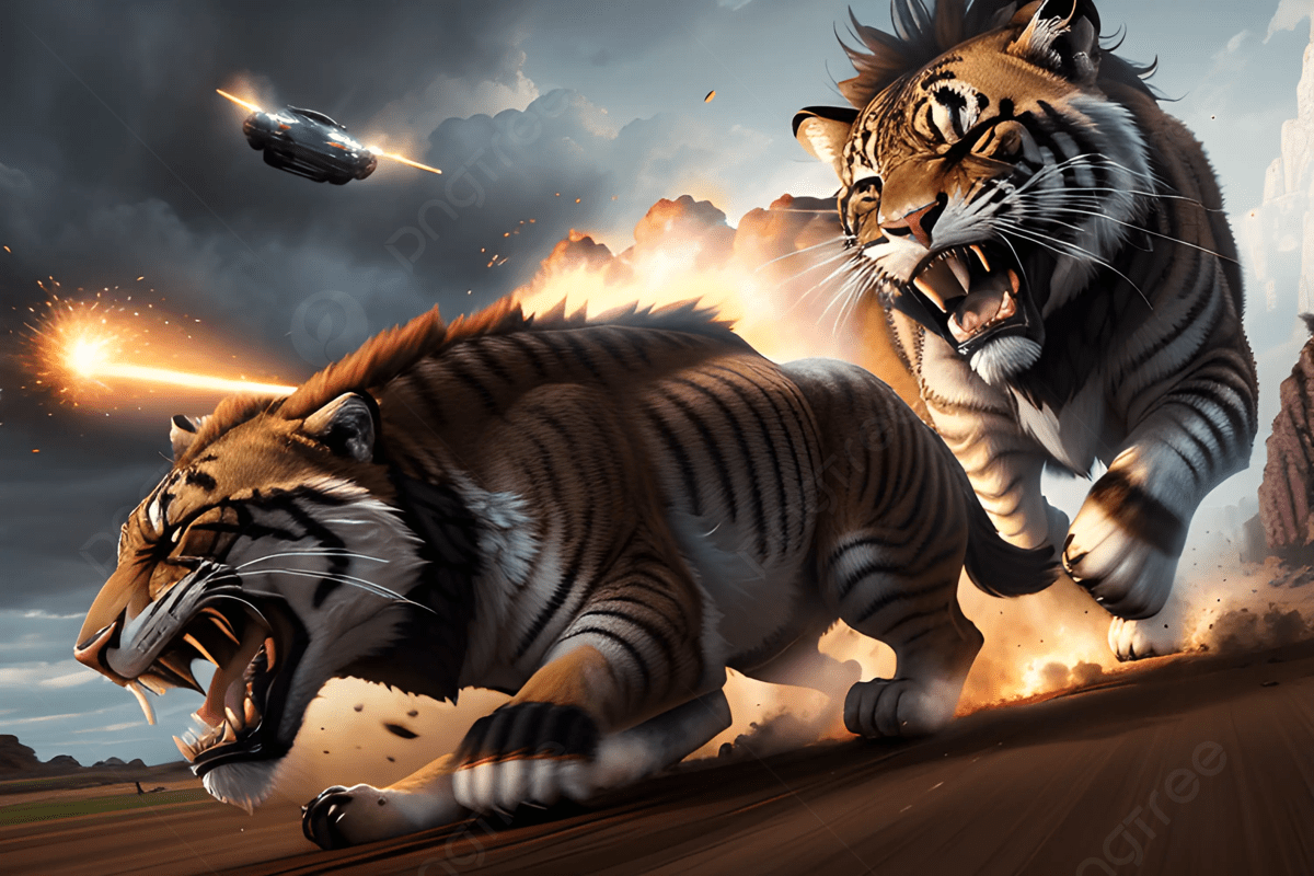 1200x800 Saber Toothed Tiger Background Image