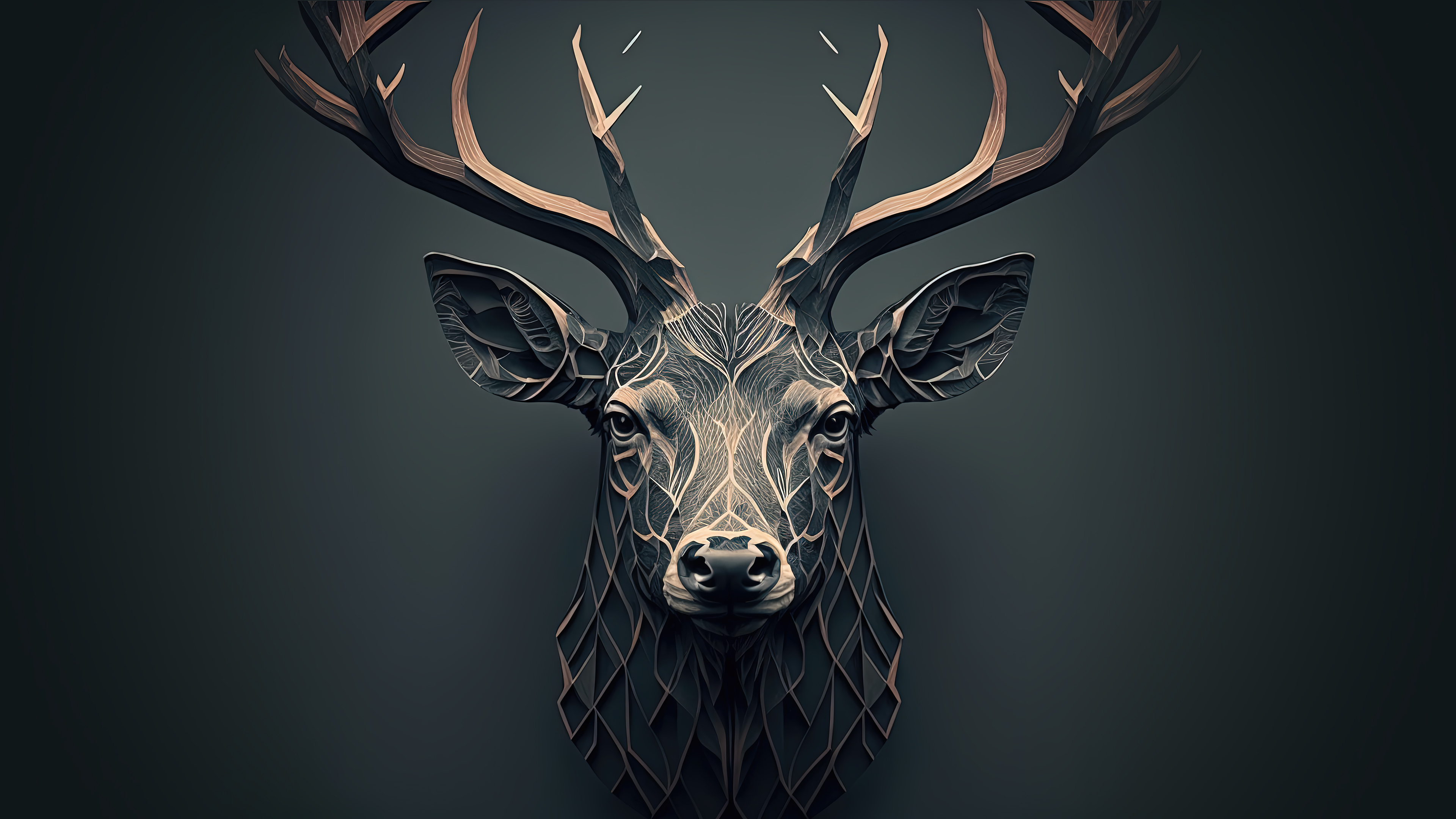 3840x2160 Deer Background 4K Wallpaper iPhone HD