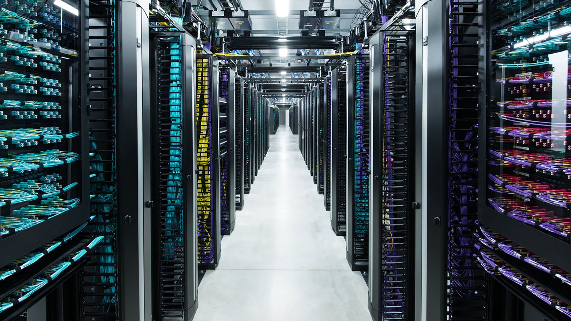 1920x1080 Server room at the Facebook Data Center