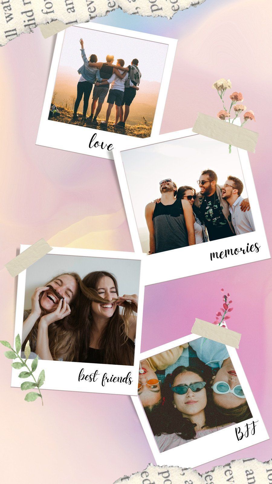900x1600 wallpaper best friend templates