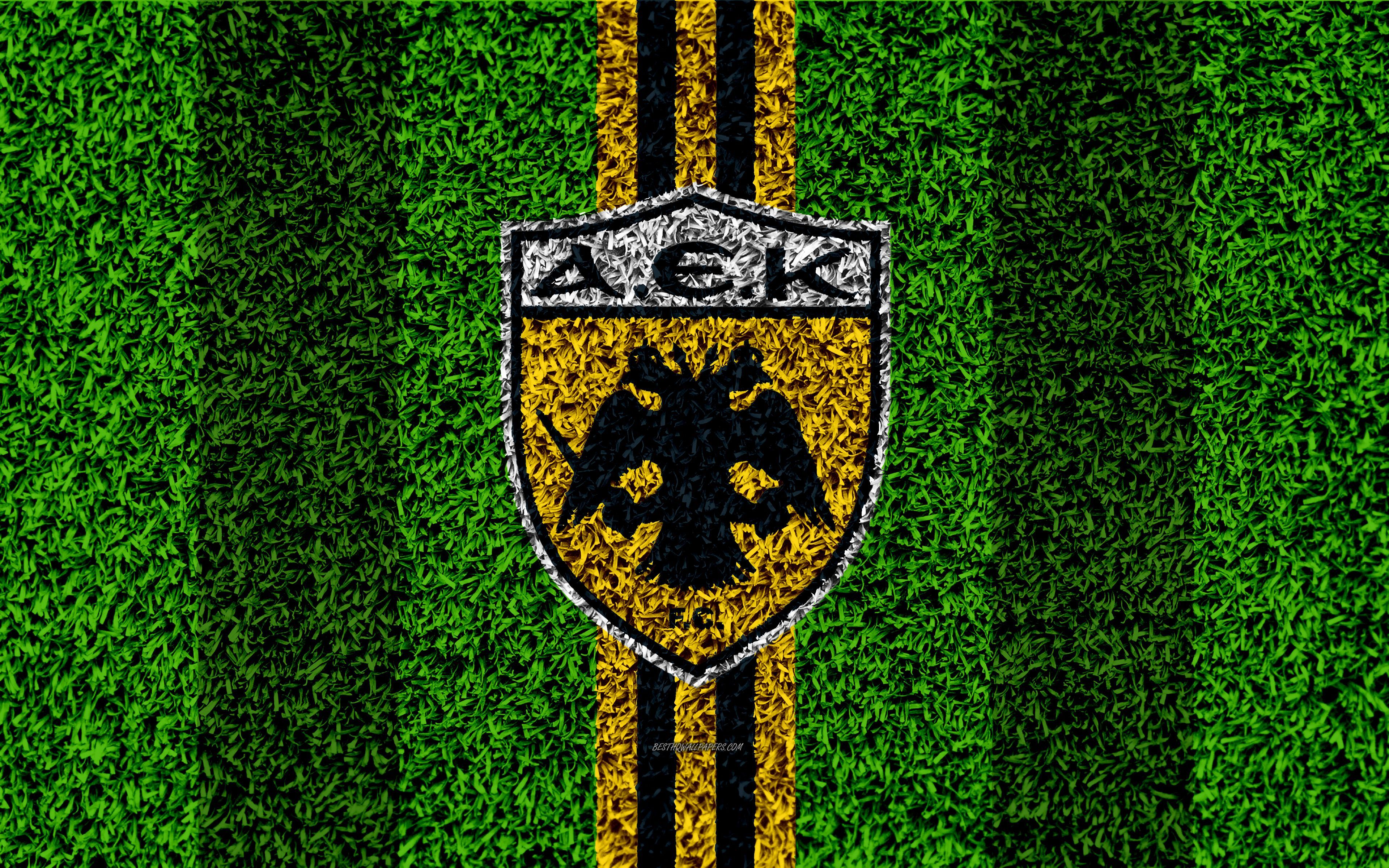 3840x2400 Download Emblem Logo Soccer AEK Athens
