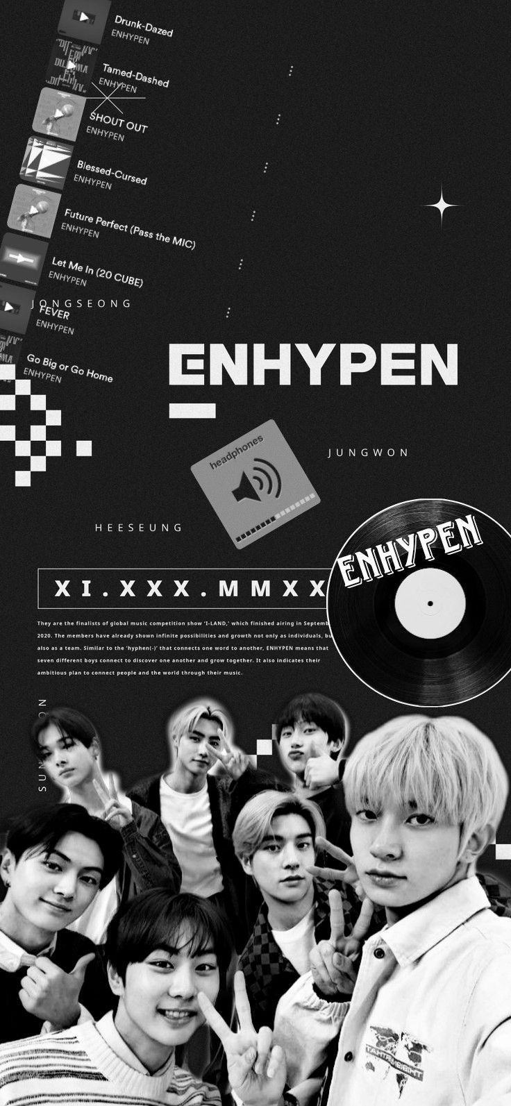 736x1593 Enhypen Wallpaper