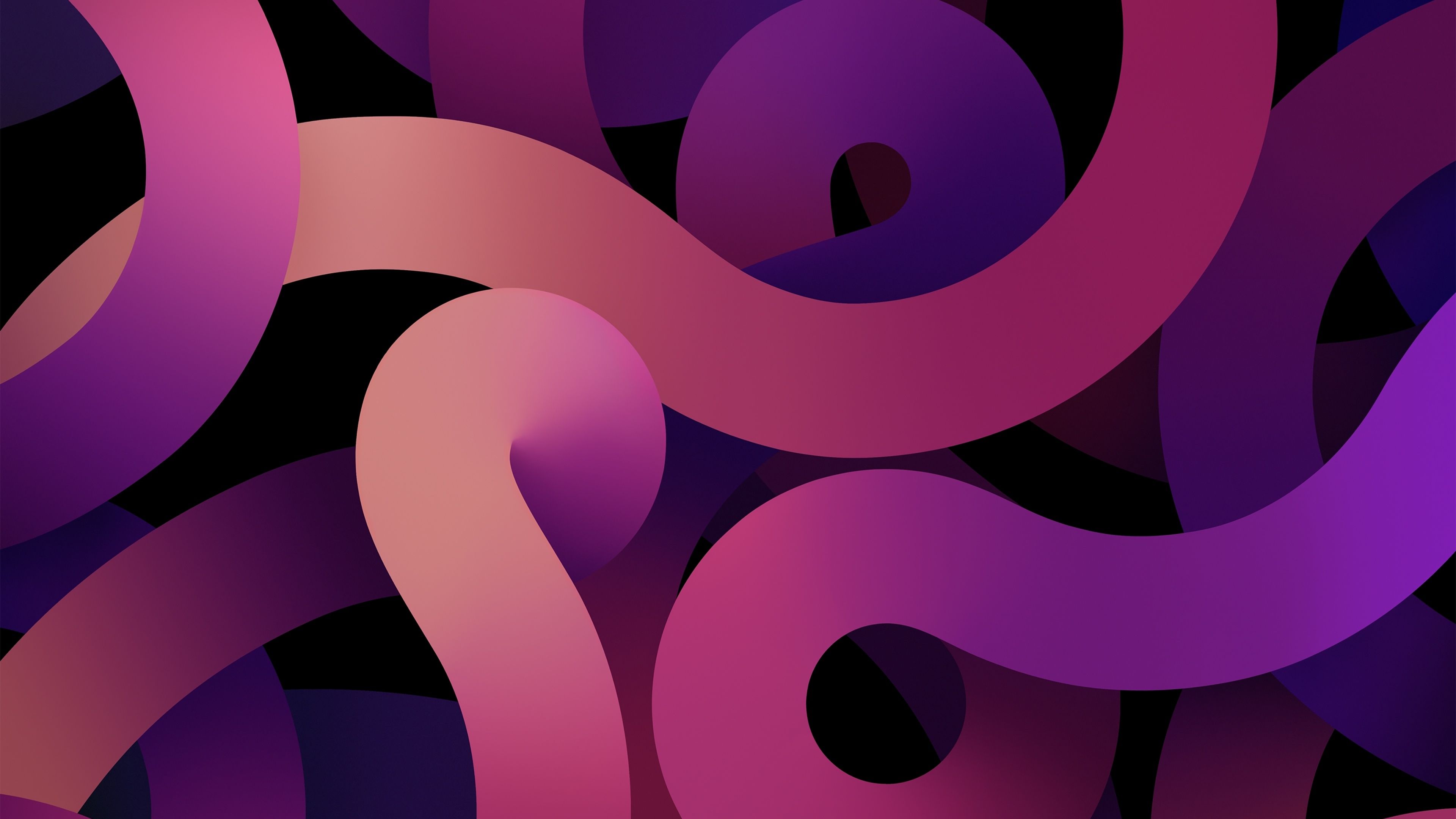 3840x2160 iPadOS 14 Wallpaper 4K, Pink, iPad Air