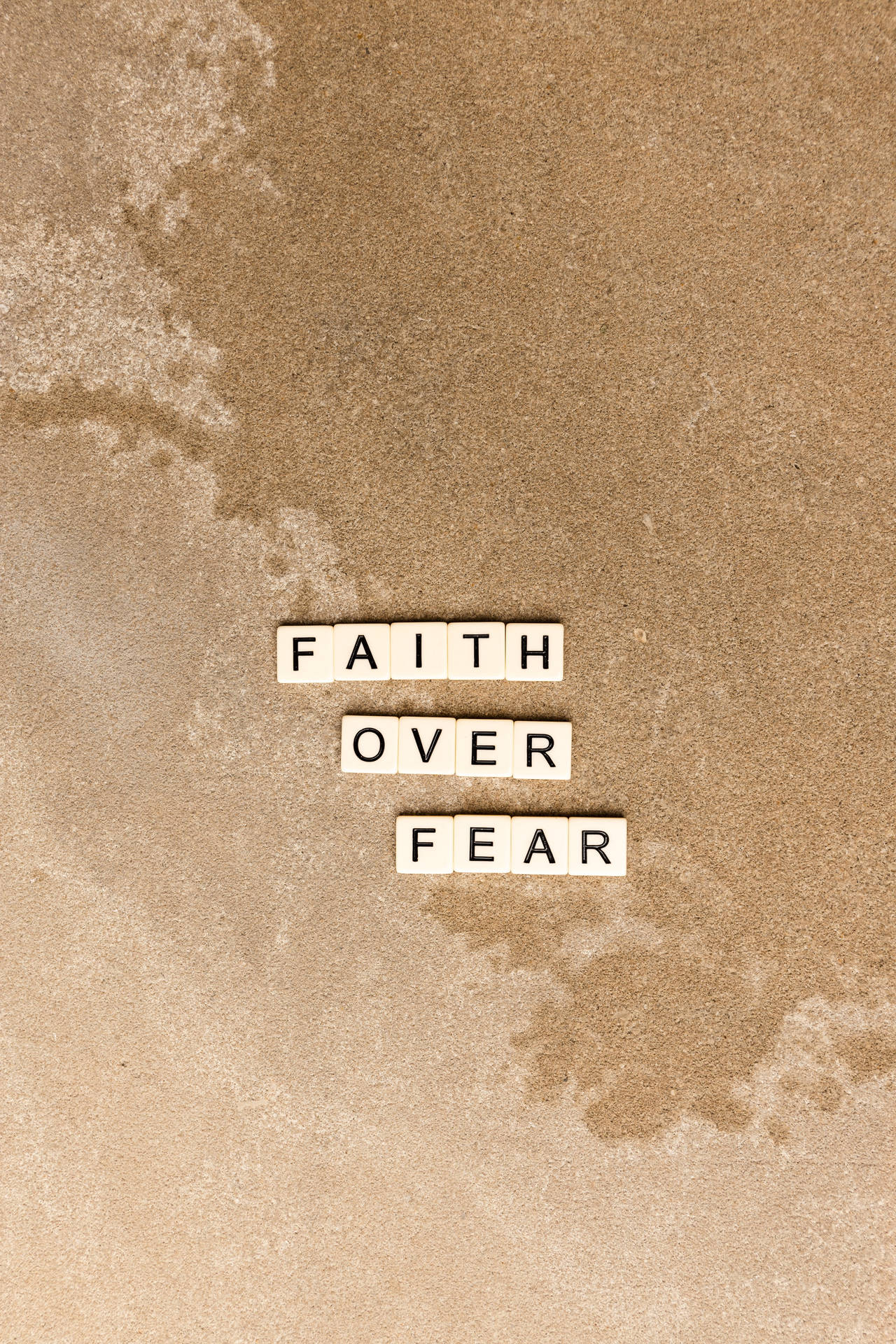 1280x1920 Faith In God Over Fear Wallpaper