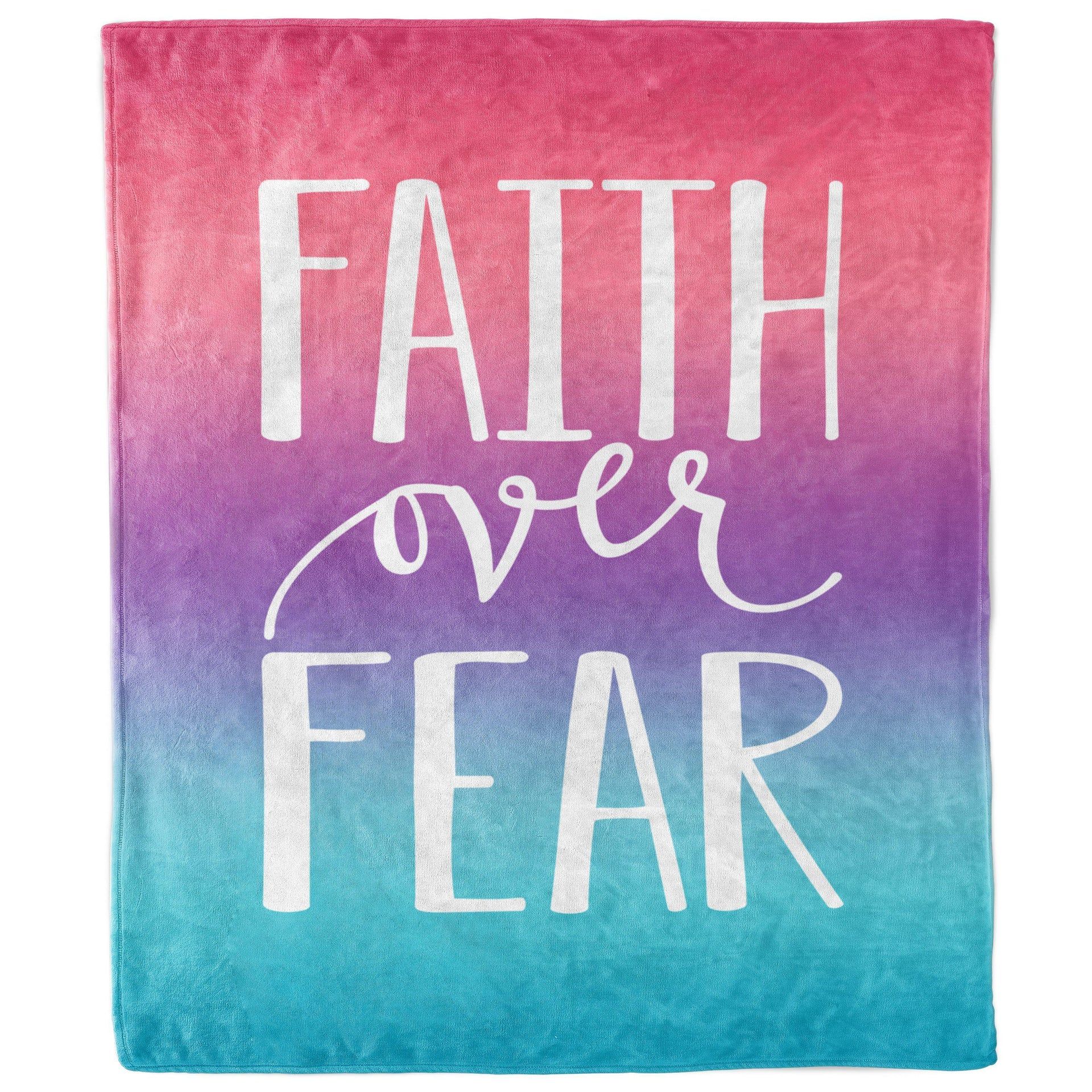 1920x1920 Faith Over Fear Blanket. Spiritual