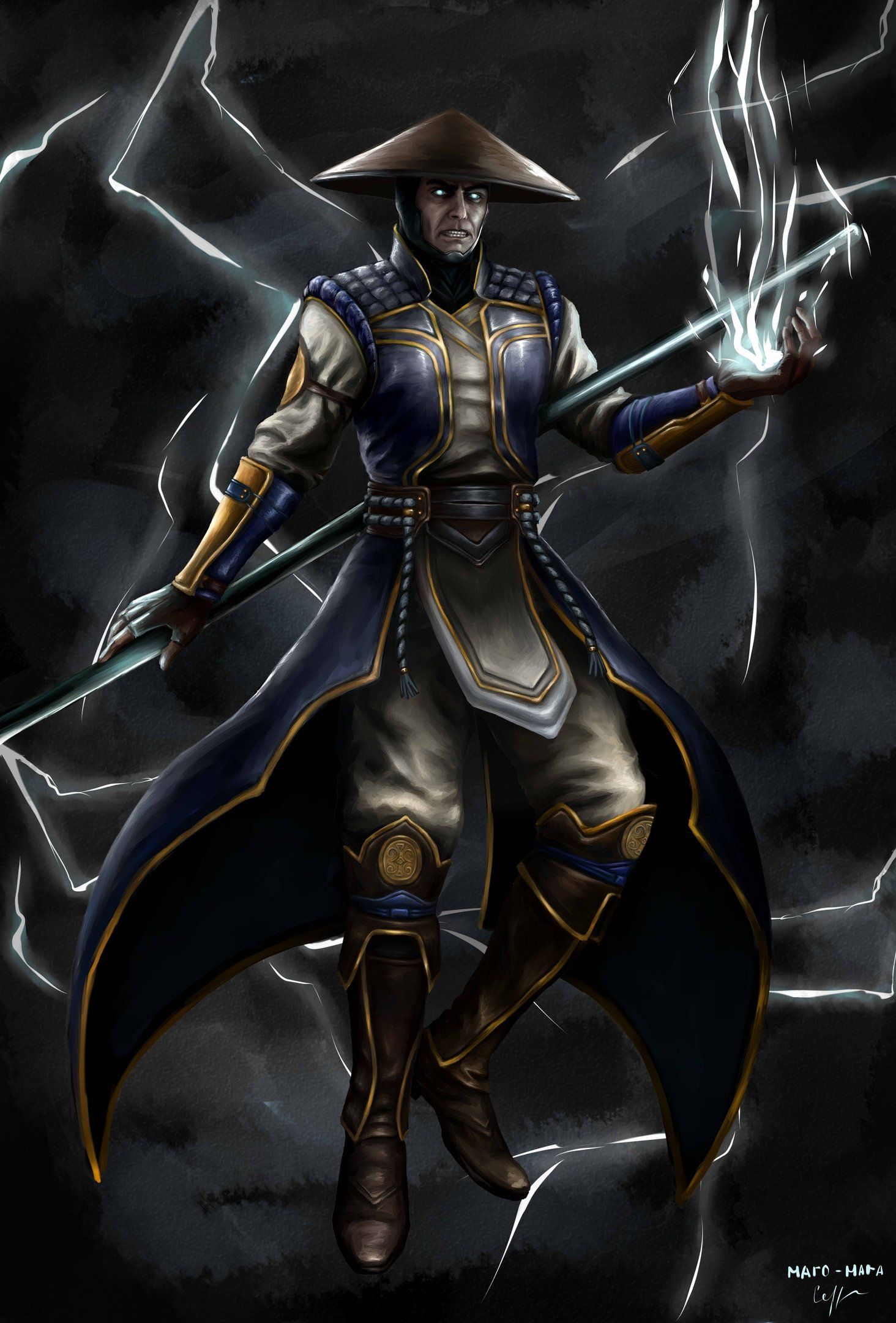 1464x2160 MortalKombat #raiden #mk11 #myart