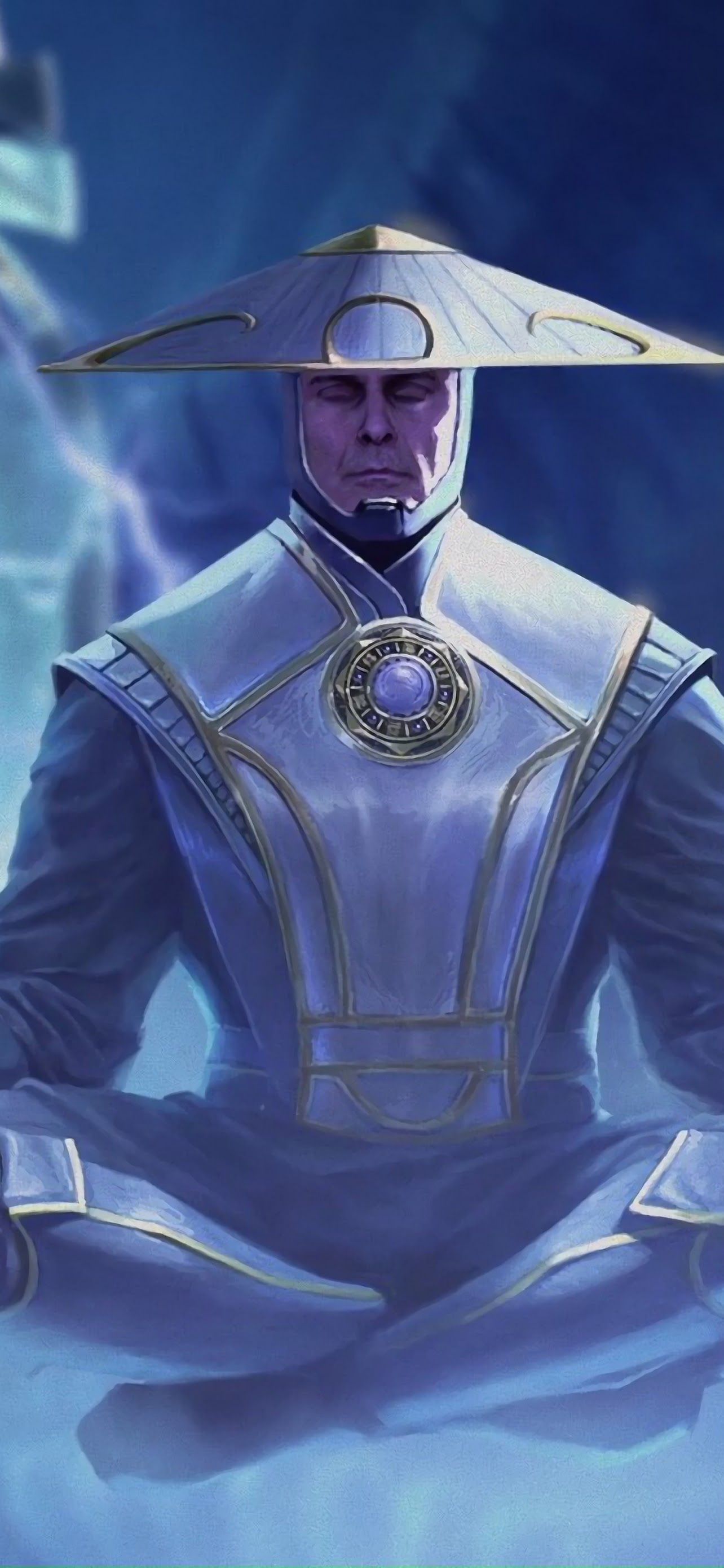 1284x2778 Raiden Mortal Kombat 11 4K Wallpaper