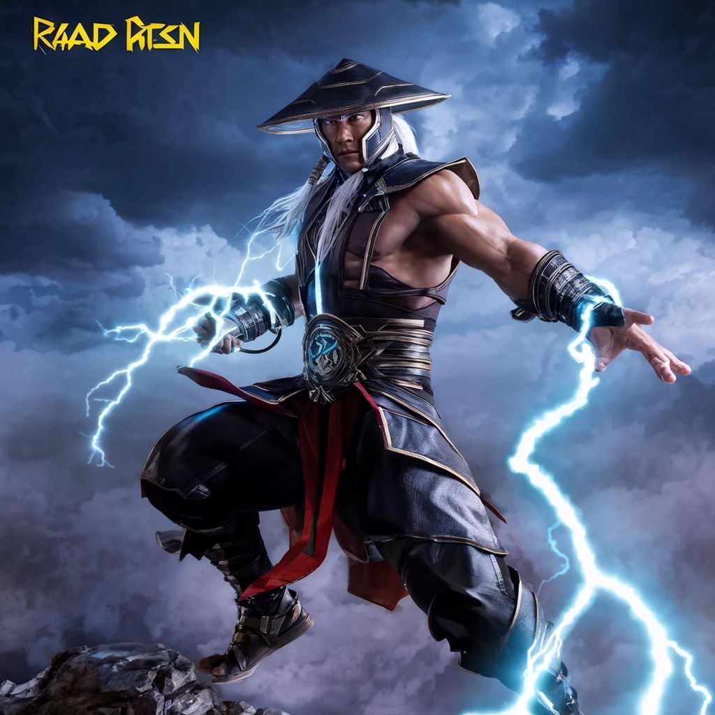 1024x1024 Raiden mortal kombat <!->- Playground