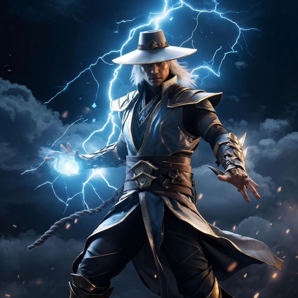 1024x1024 Raiden mortal kombat <!->- Playground