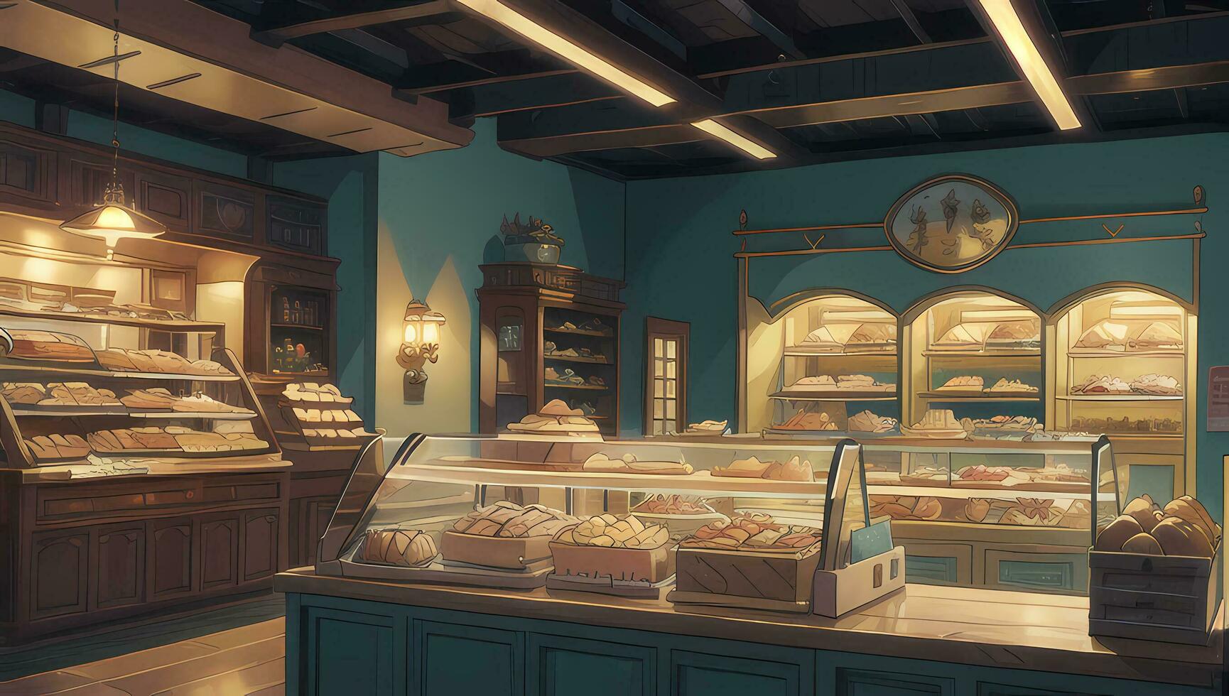 1730x980 Bakery General Store Graphic Novel Anime Manga Wallpaper
