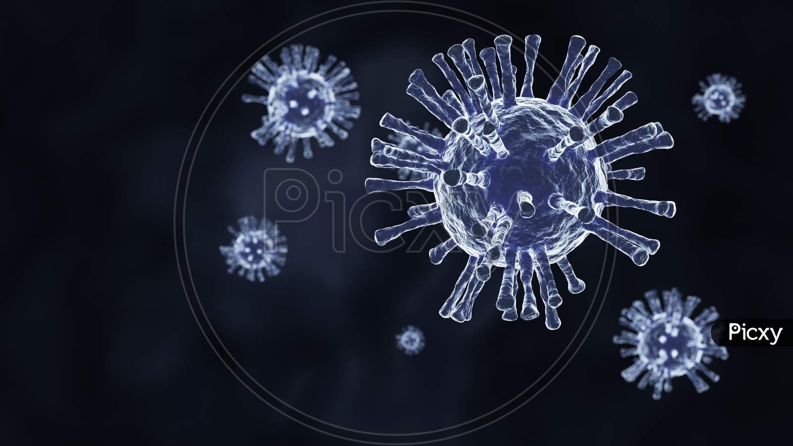 1600x900 Closeup Blue Coronavirus Covid 19