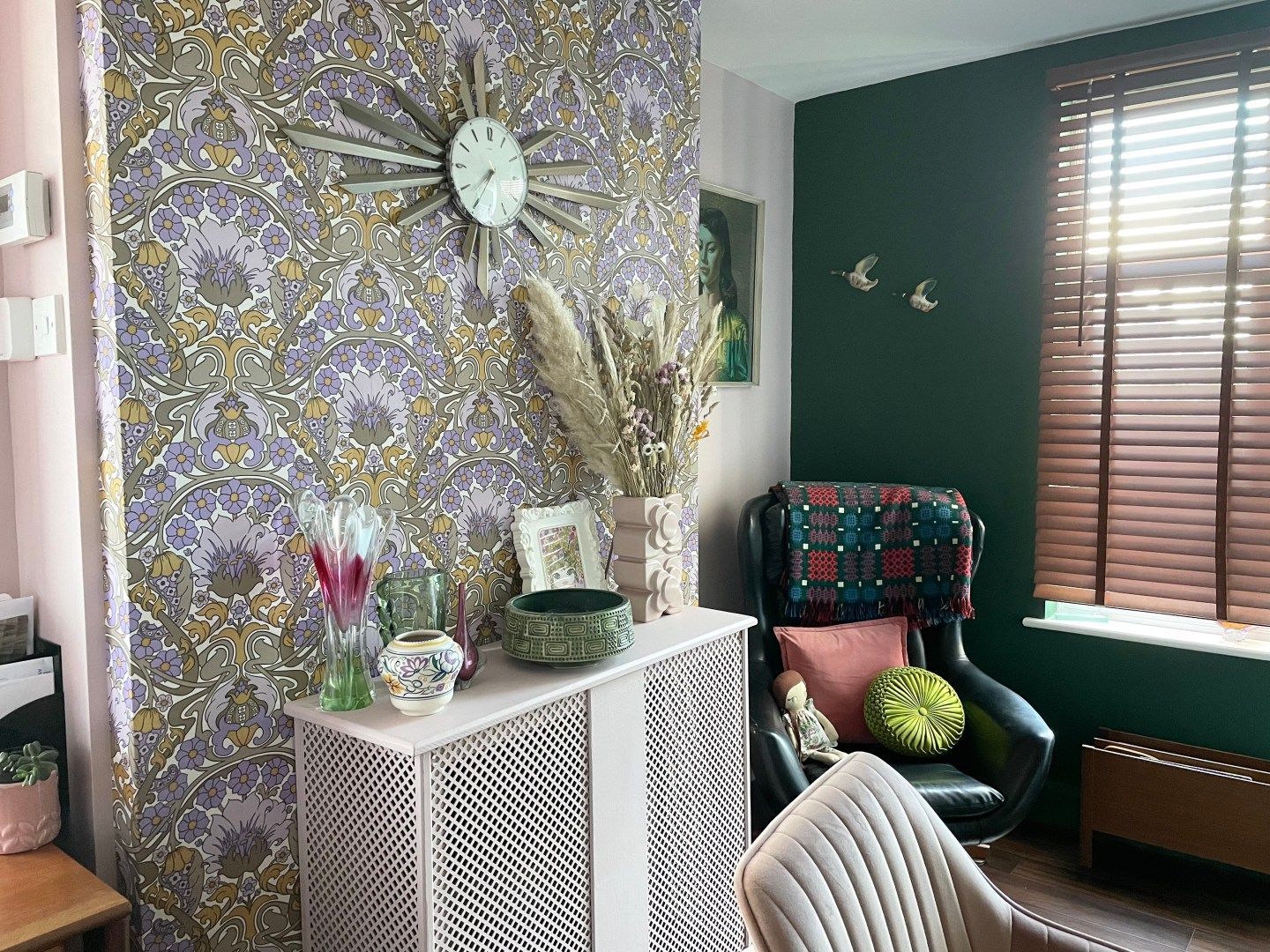 1440x1080 1960s Wallpaper & Annie Sloan Paint