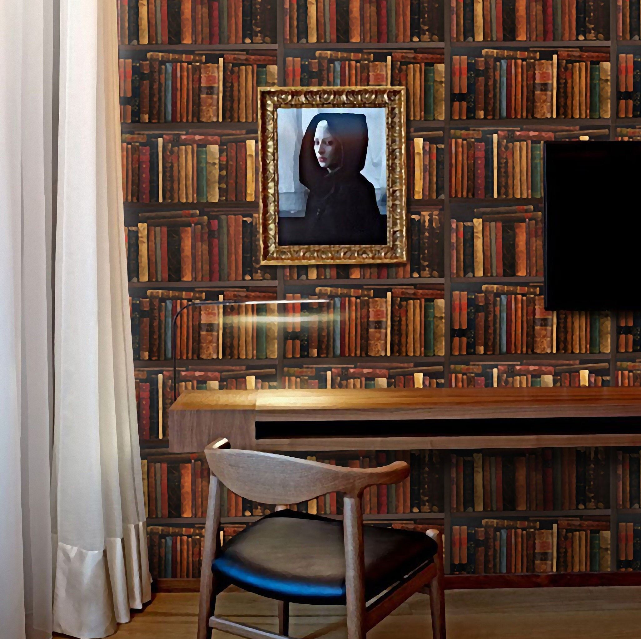 2052x2047 Antique Books Wallpaper on Vintage