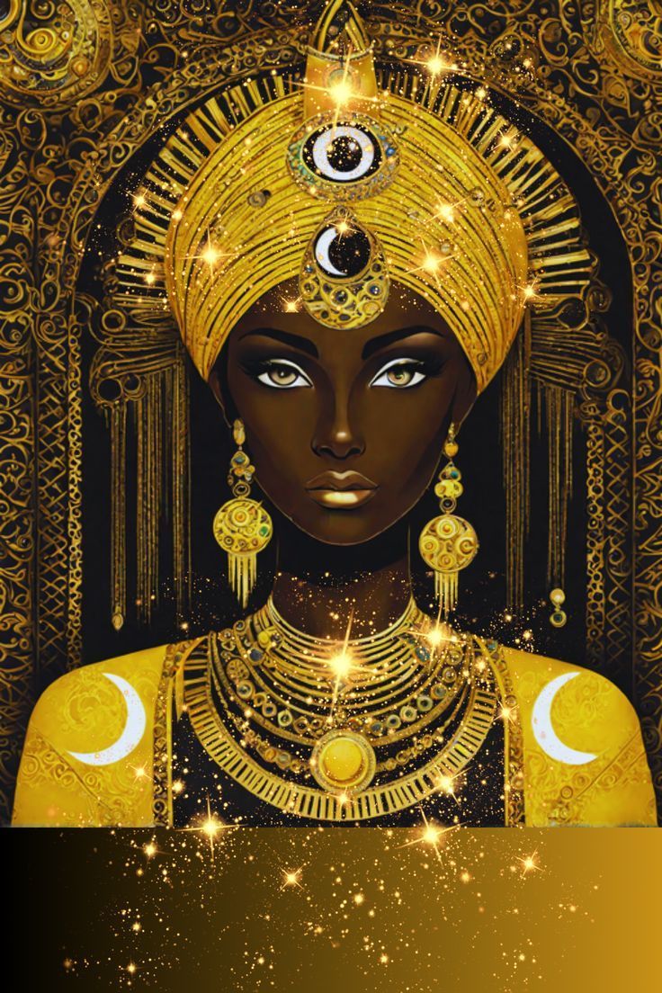 736x1104 Golden Goddess Wallpaper