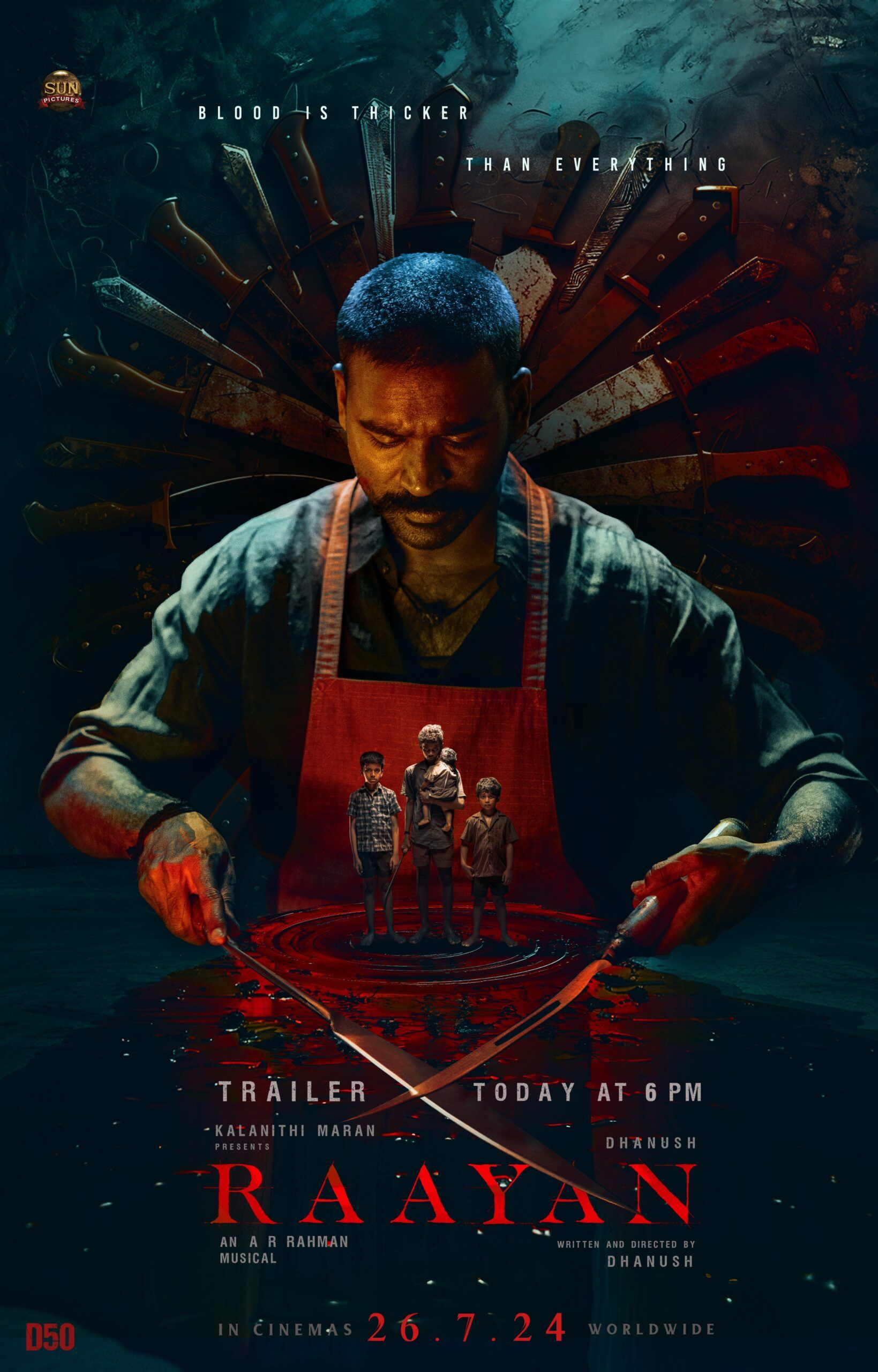 1639x2560 Raayan Movie
