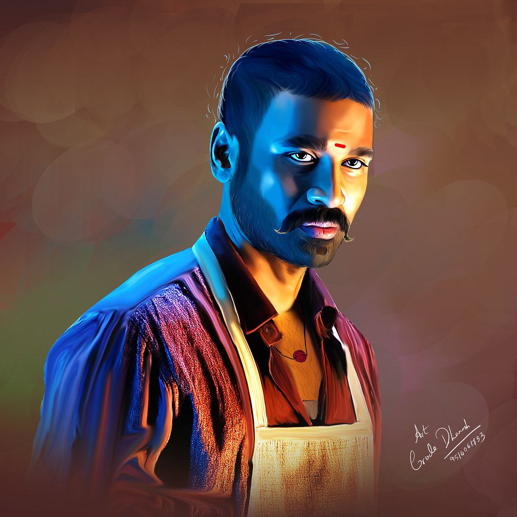1024x1024 Raayan Dhanush D50 painting