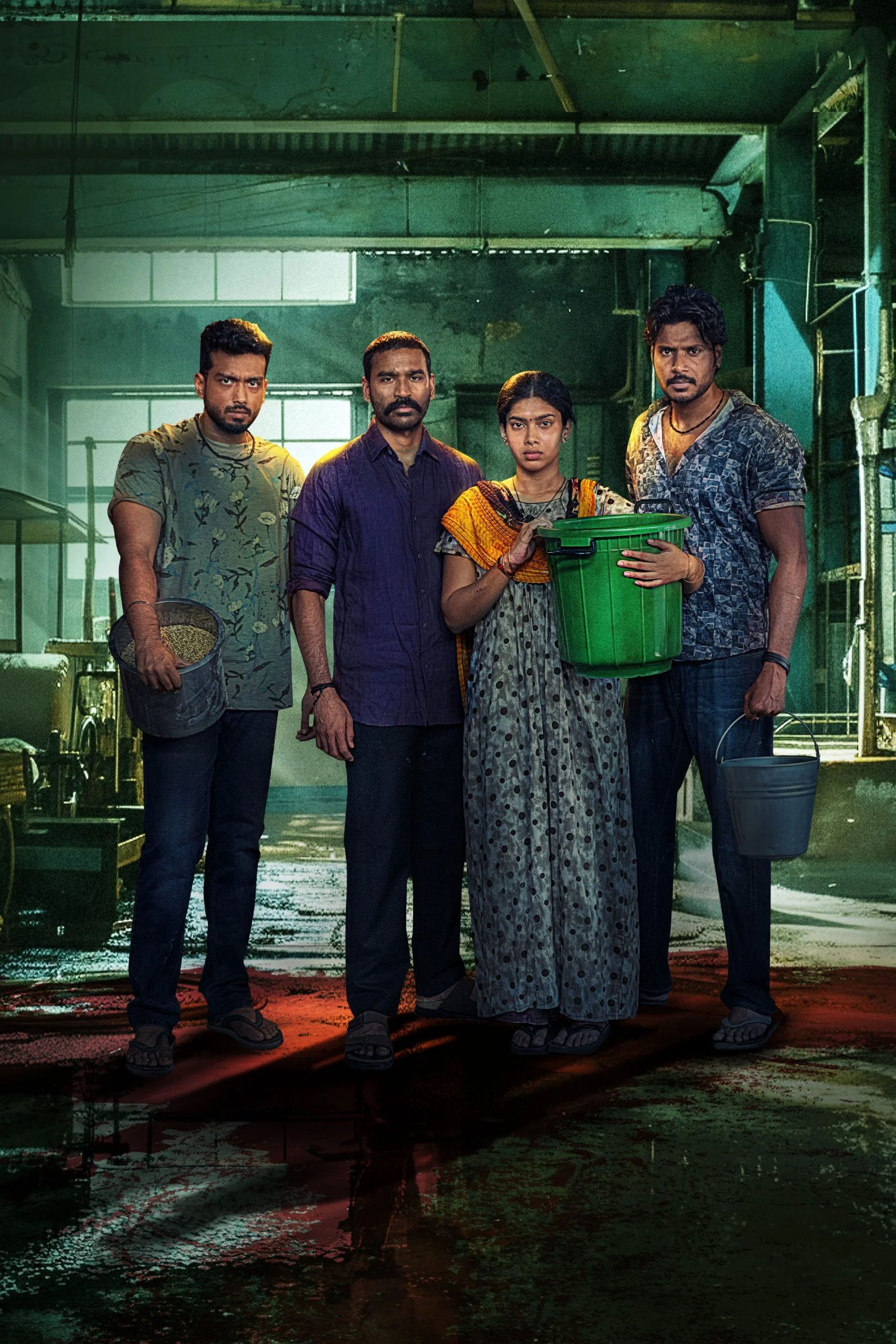 1707x2560 Dhanush Raayan Movie HD Image