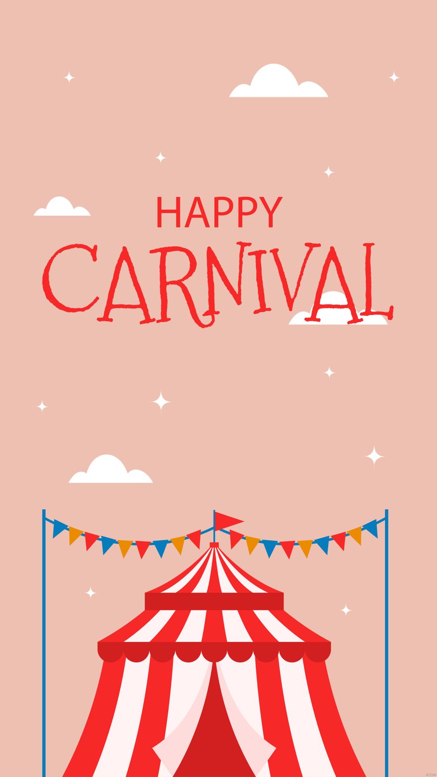 880x1564 Carnival iPhone Background in EPS