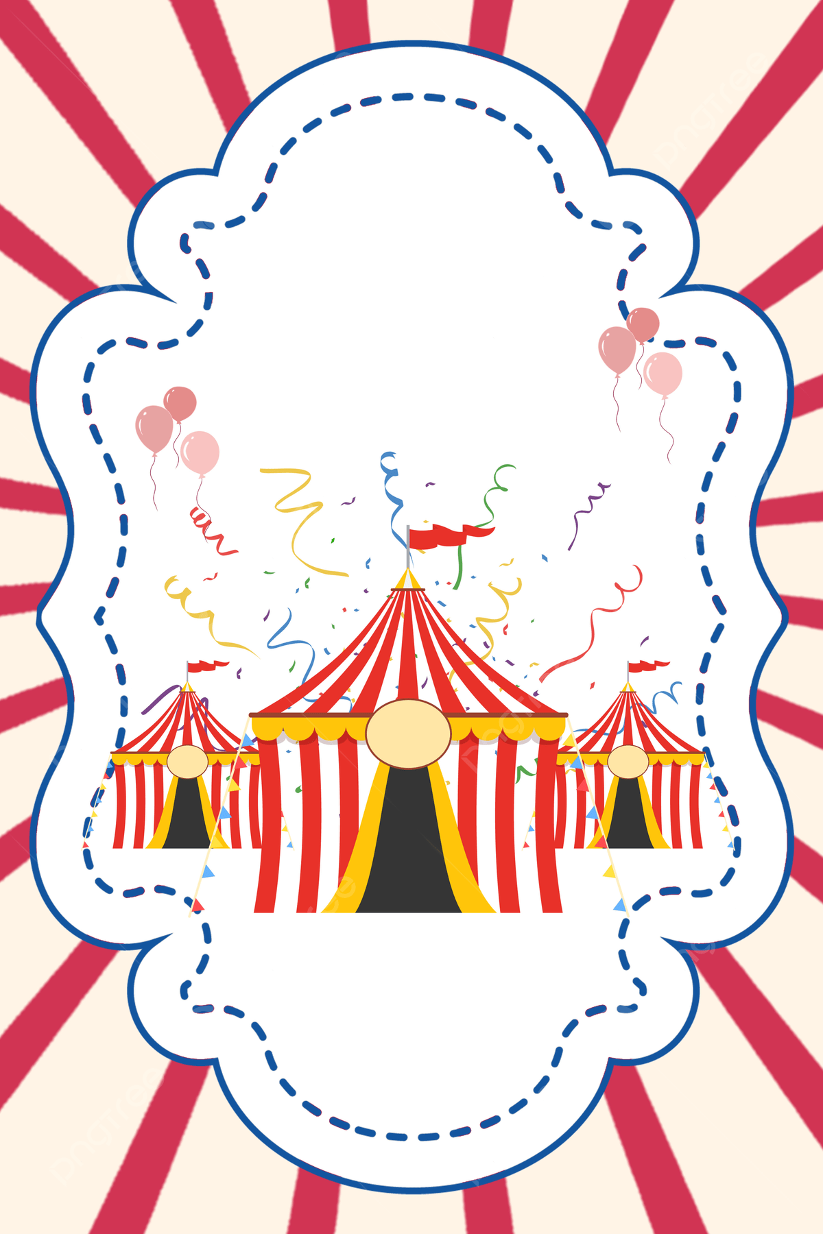 1200x1800 Cartoon Carnival Circus Entertainment