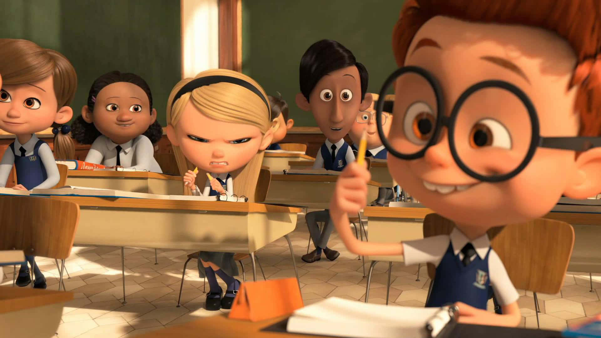 1920x1080 Mr. Peabody And Sherman Flying Rocket