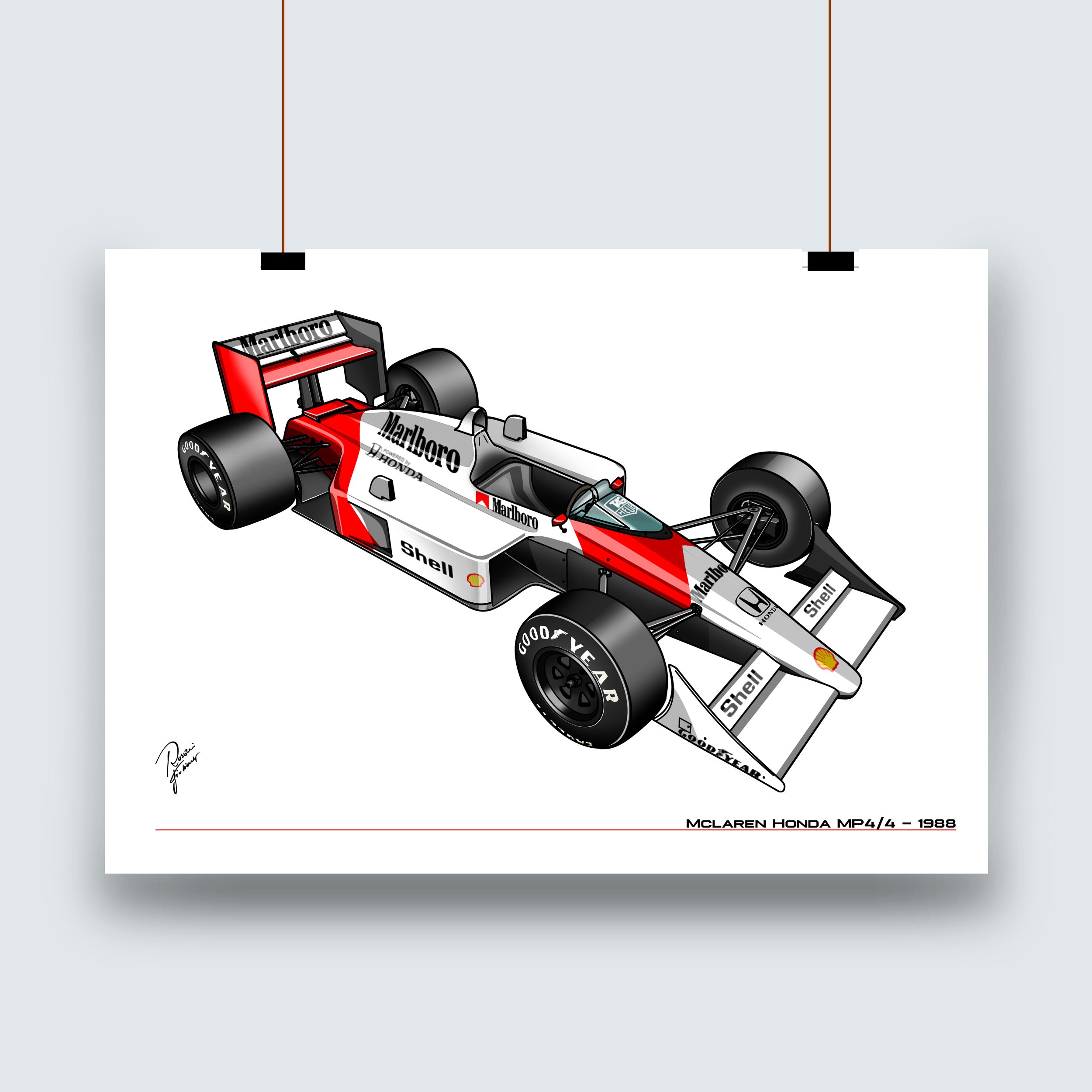 2500x2500 McLaren Honda MP4 4 1988 Ayrton Senna