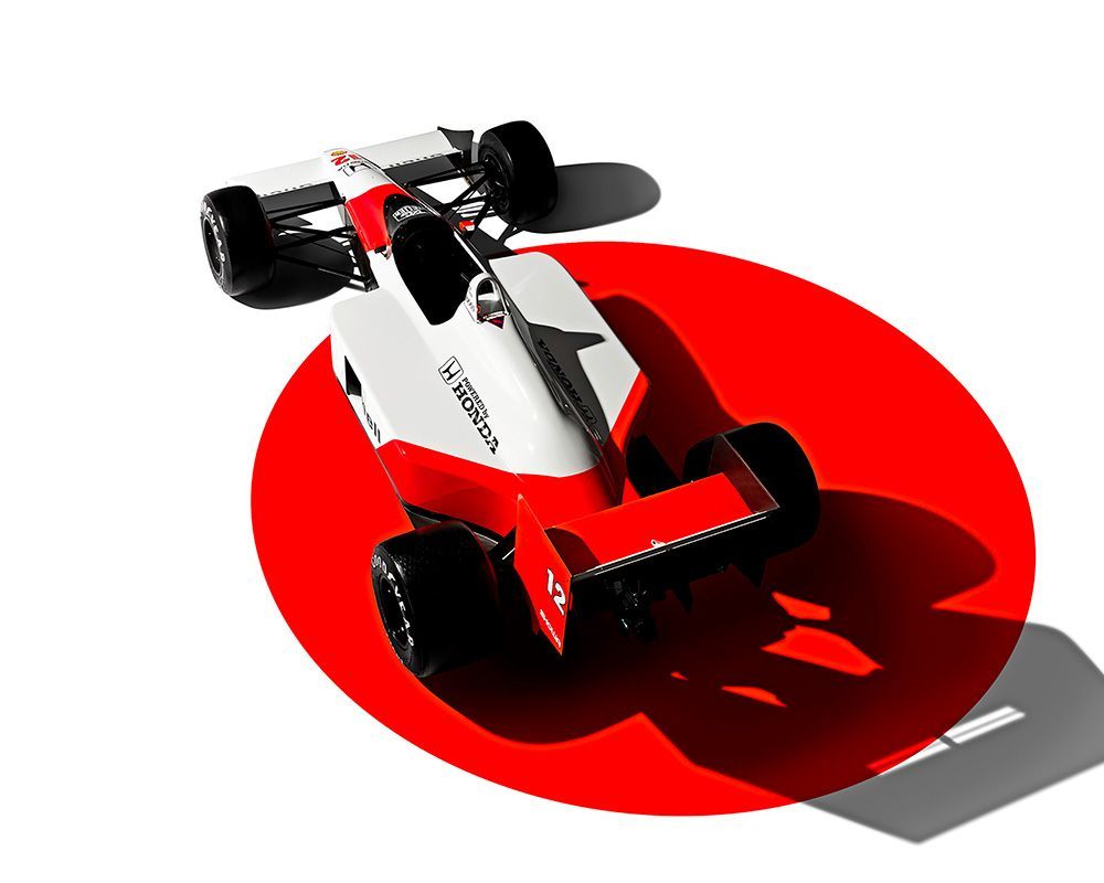 1000x800 Senna's legendary MP44 racecar