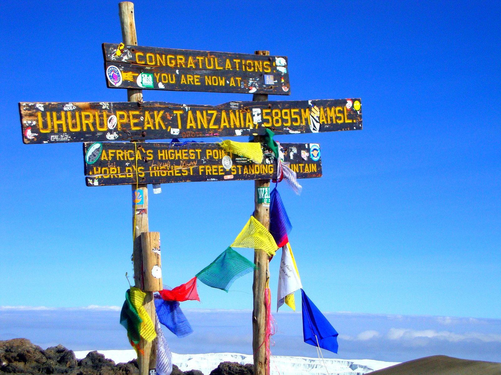 1600x1200 From the top of Mt. Kilimanjaro