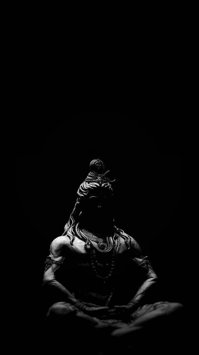 800x1422 HD lord shiva statue wallpaper