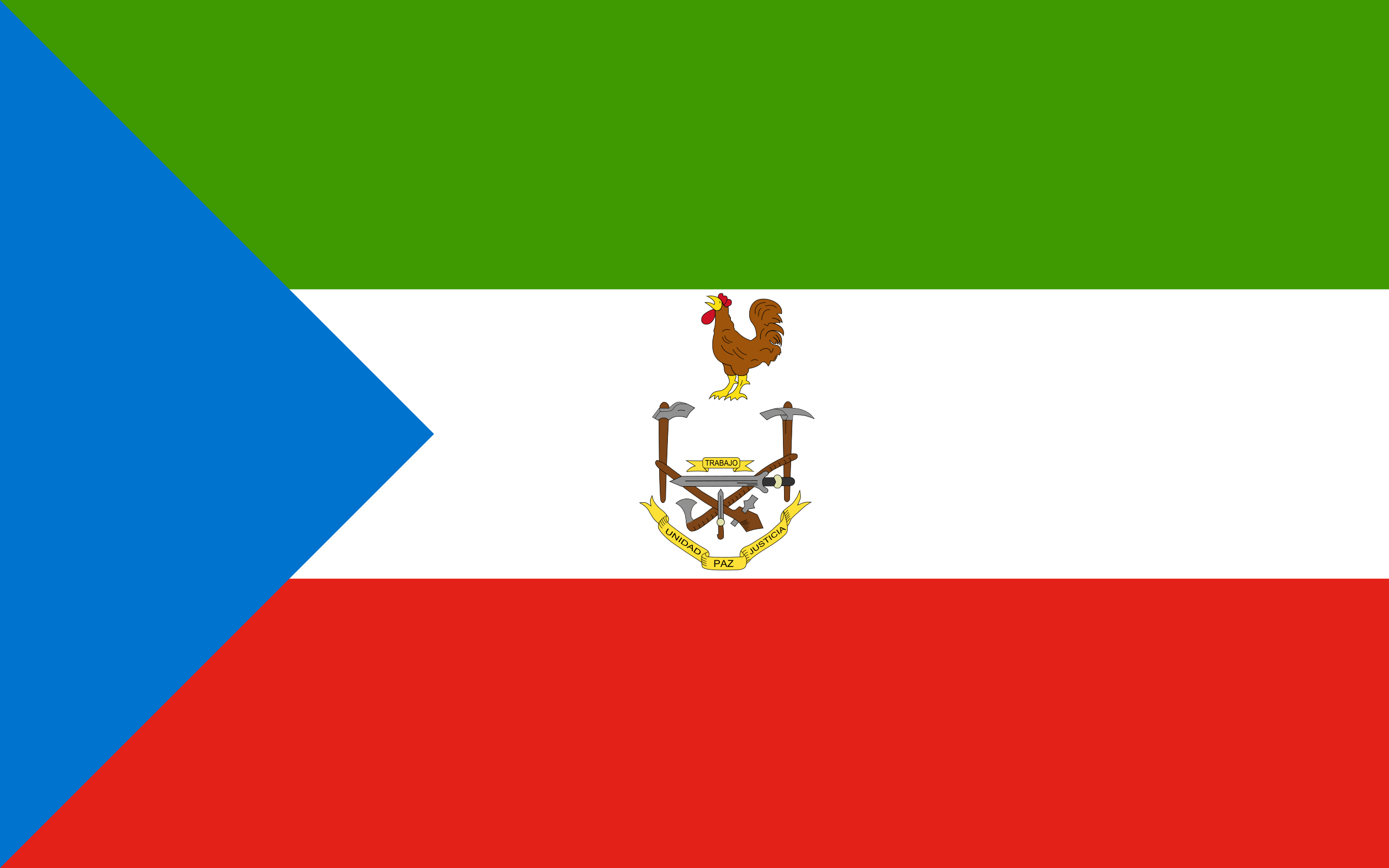 2560x1600 Flag of Equatorial Guinea 1973
