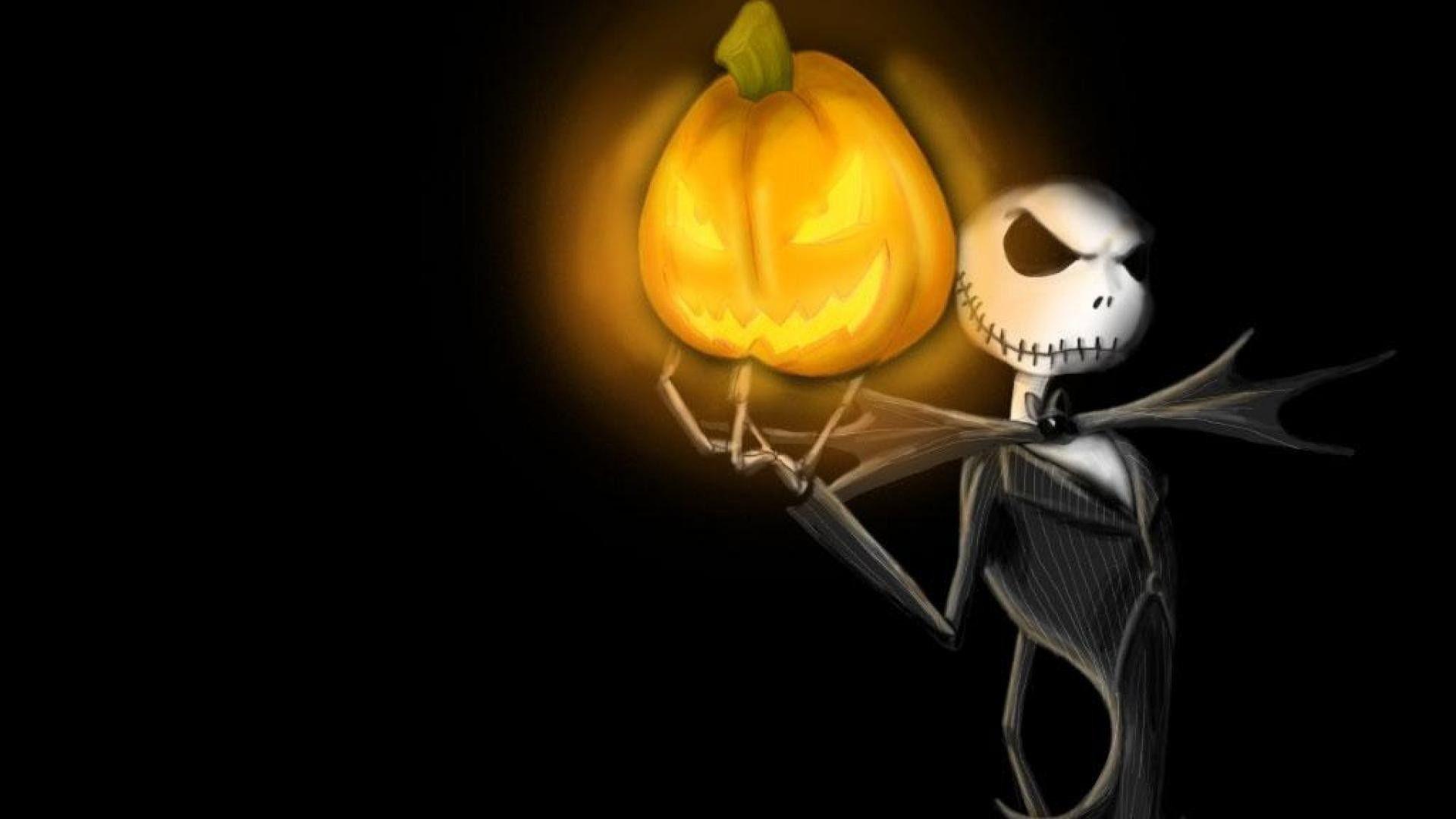1920x1080 Jack Skellington and Sally Wallpaper