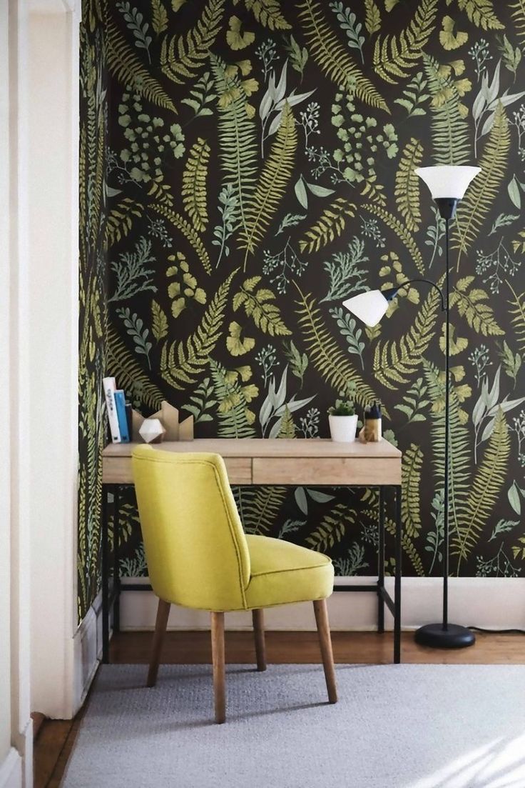 736x1103 Greenery Fern Botanical Wallpaper, Leaf