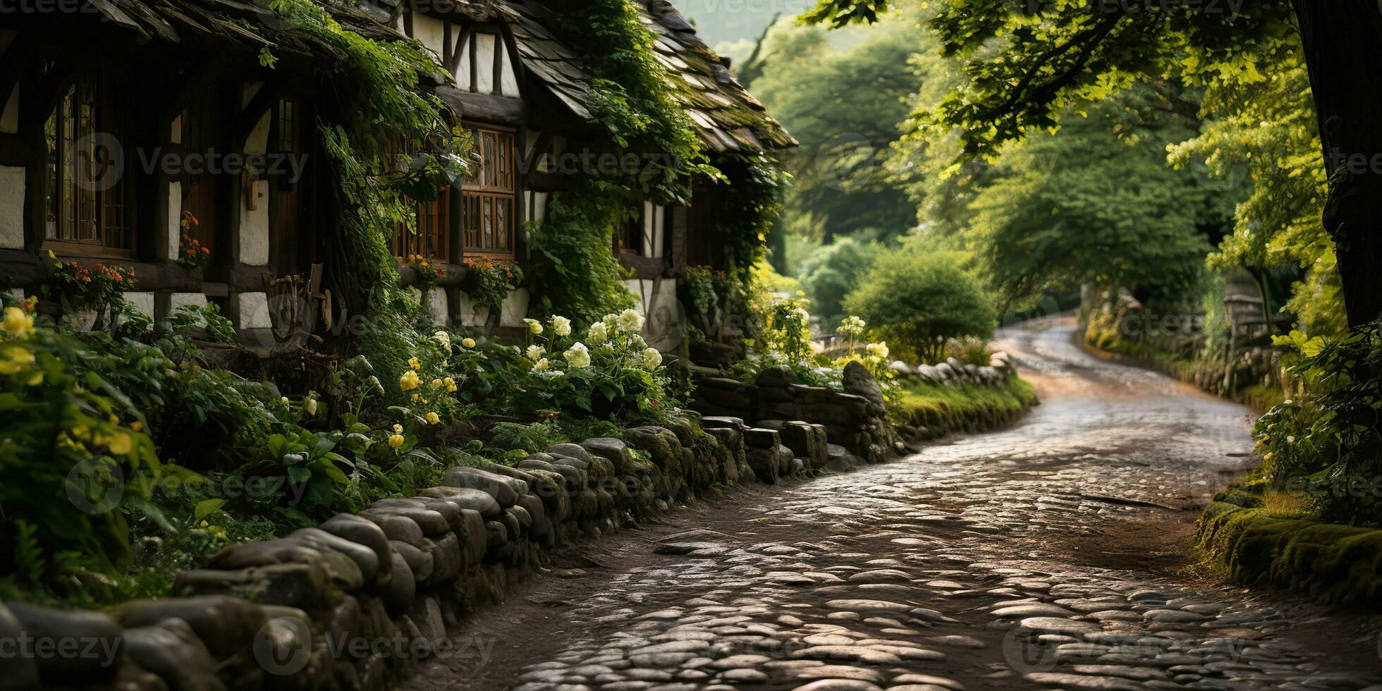 1960x980 English Village , Image