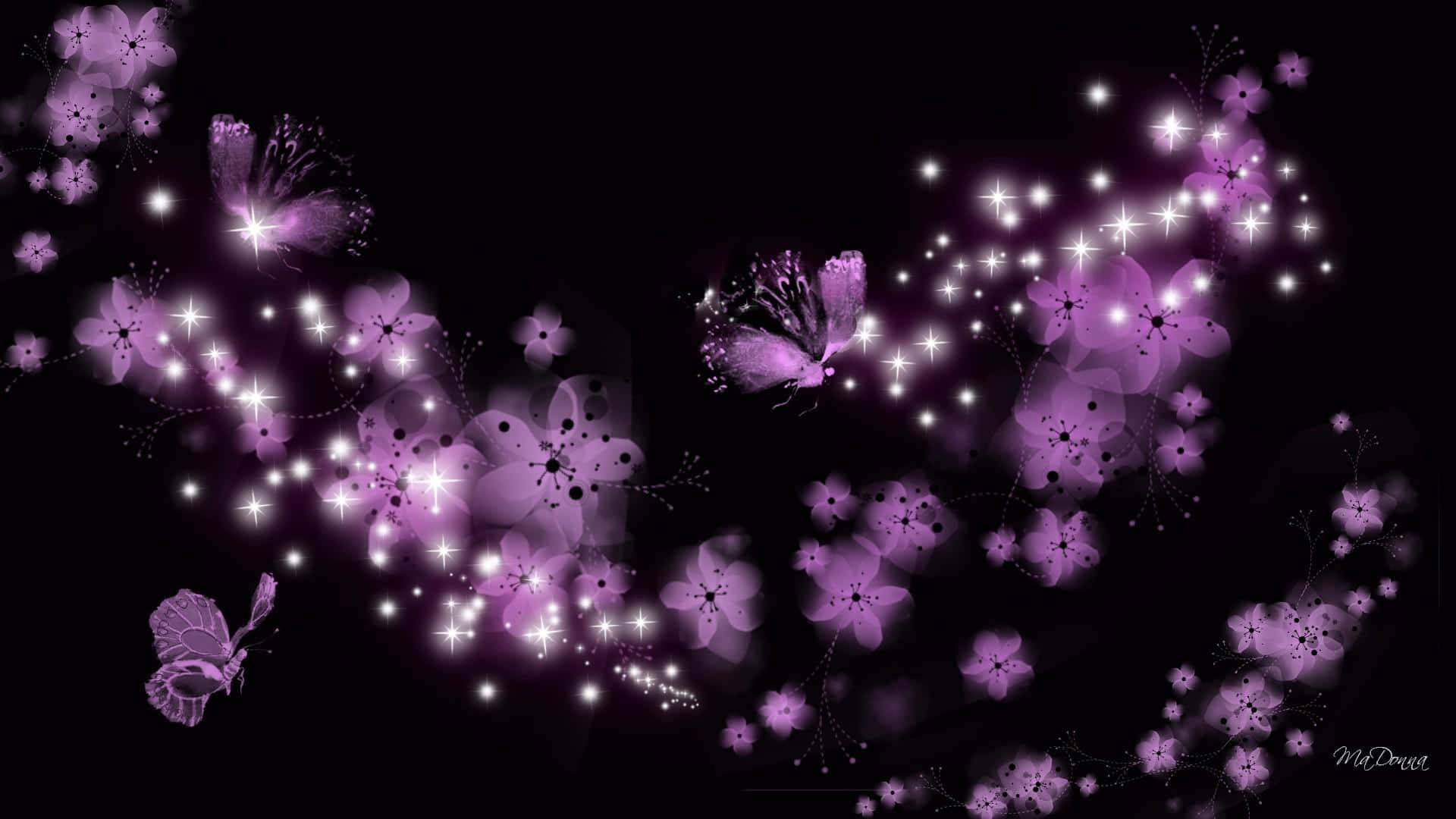 1920x1080 Dark Cherry Blossom Flowers