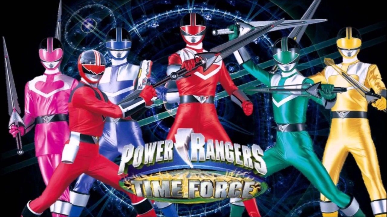 1280x720 Power Rangers Time Force Full Team Fan