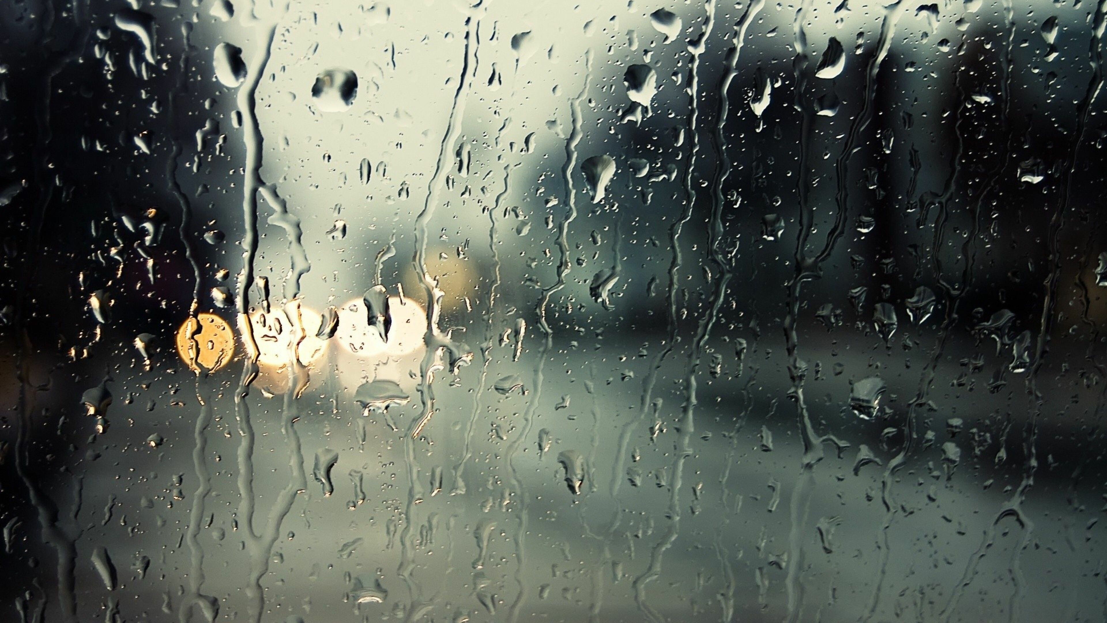 3840x2160 Rain Wallpaper