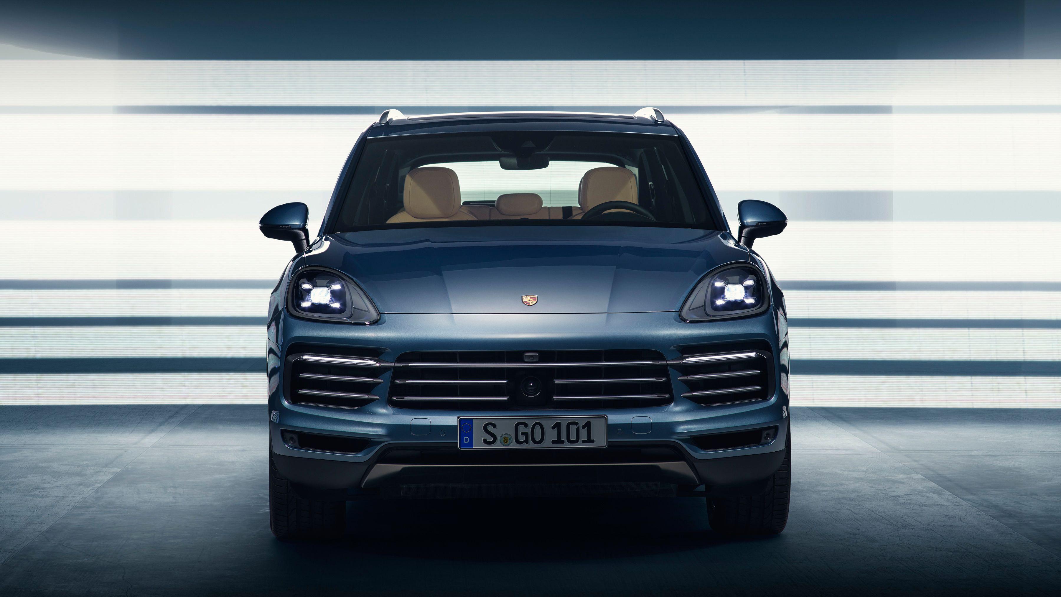 3600x2025 Wallpaper Porsche Cayenne, Frankfurt Motor Show, 2017