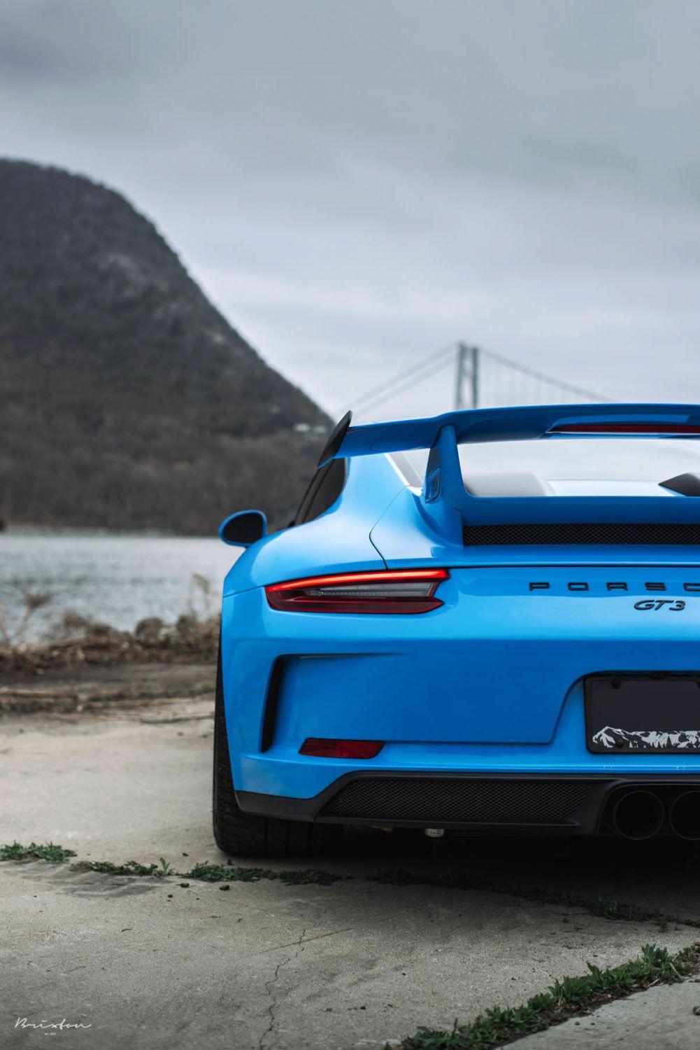1001x1500 Brixton Forged Mexico Blue Porsche 911 GT3 Rear Exterior