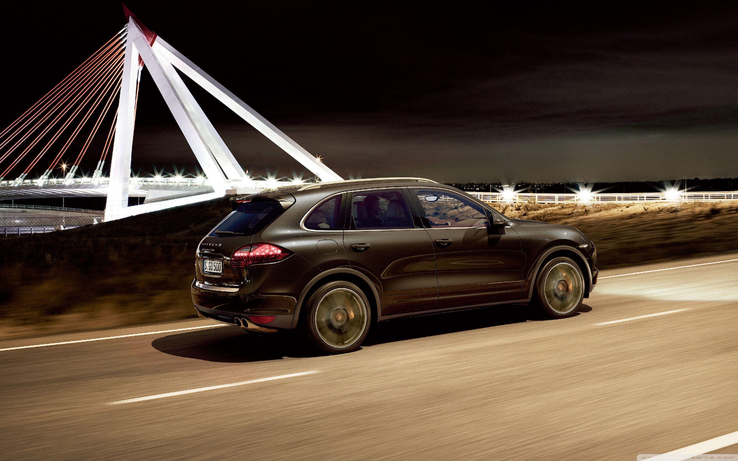 2880x1800 Porsche Cayenne Turbo On The Road ❤ 4K HD Desktop Wallpaper