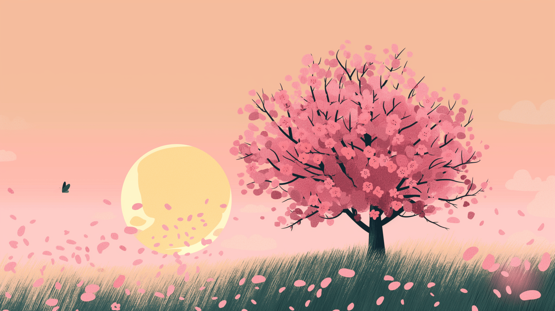 1920x1076 Cherry Blossom Wallpaper