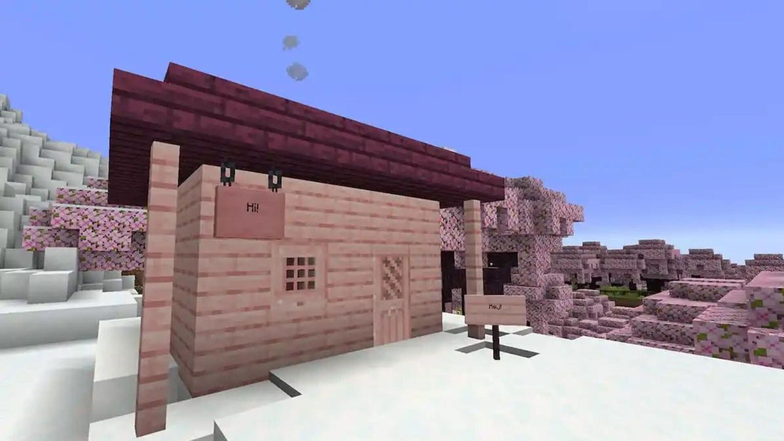 1600x900 Minecraft's Cherry Blossom Biome