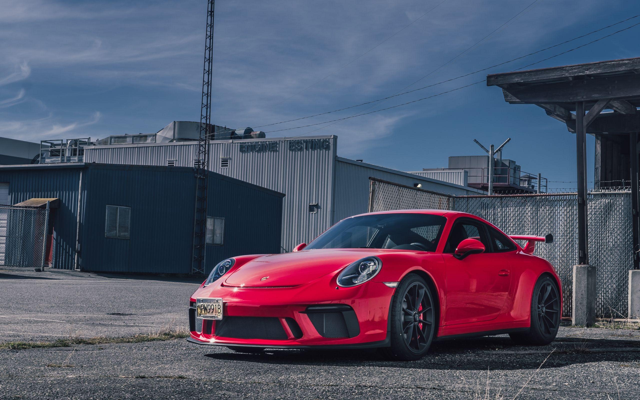 2560x1600 Wallpaper of Car, Porsche Porsche 911 GT Red, Sport
