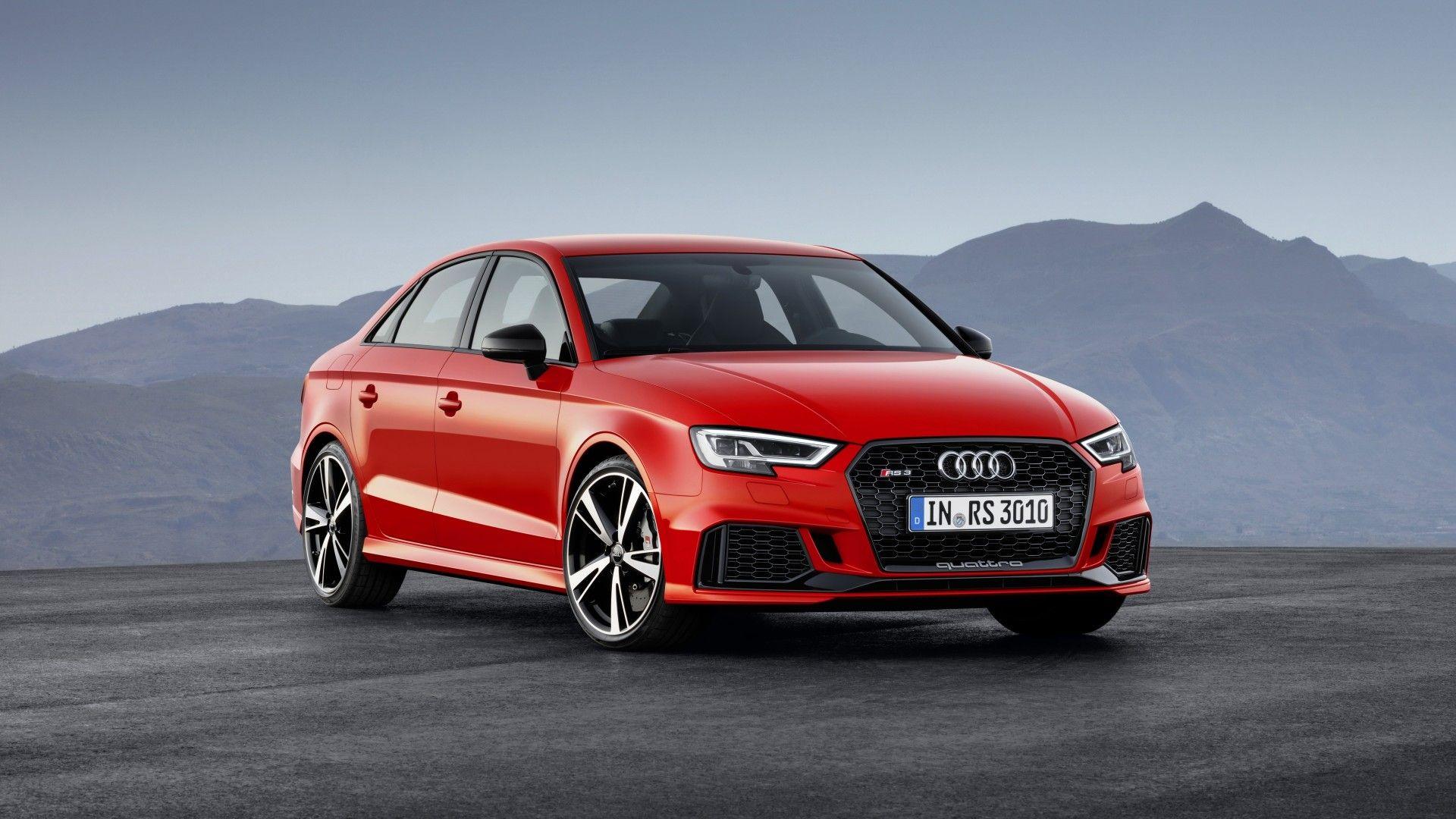 1920x1080 Red Audi RS3 Wallpaper