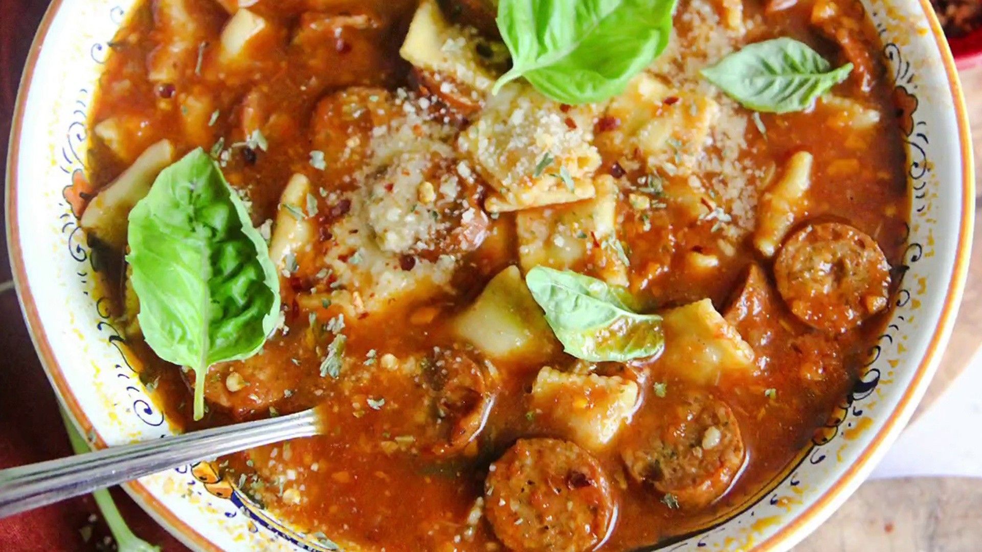 1920x1080 Mini Ravioli Soup Recipe