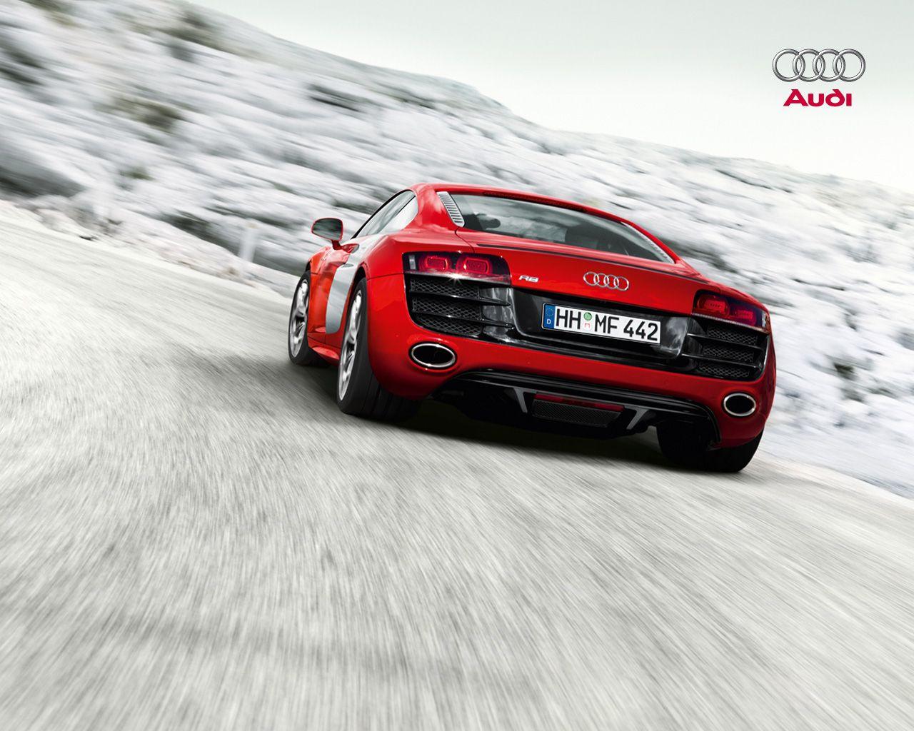 1280x1024 Autos Limited Edition: Red Audi R8 Wallpaper