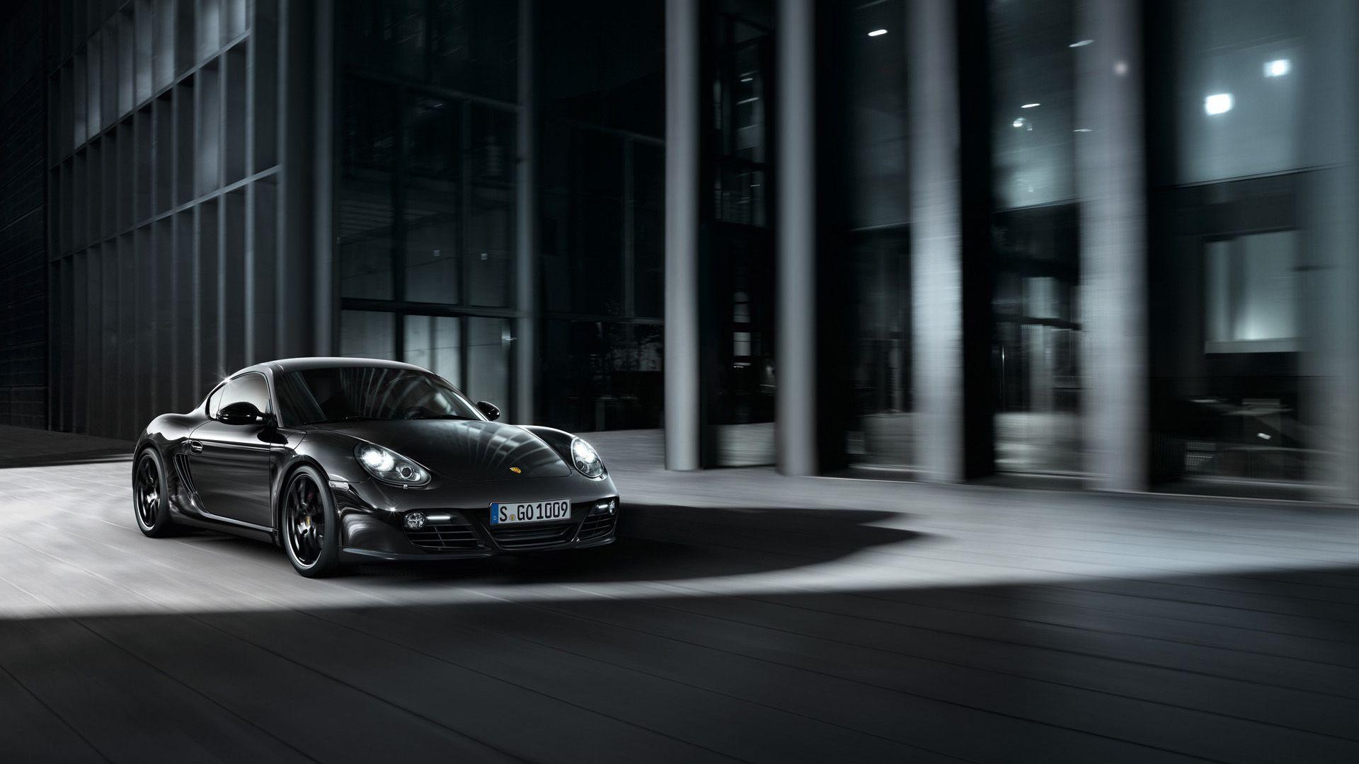1920x1080 Porsche Cayman S Black Edition Wallpaper & HD Image